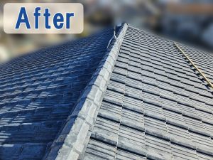 福島県いわき市 葺き直し工事を行い下地から新しくした瓦屋根