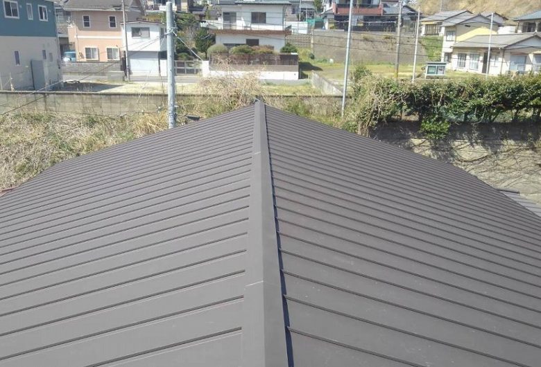福島県いわ,屋根葺き替え工事
